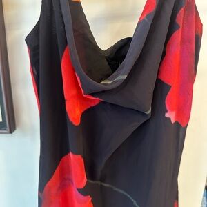 Dynamite Black and Red Asymmetrical Dress